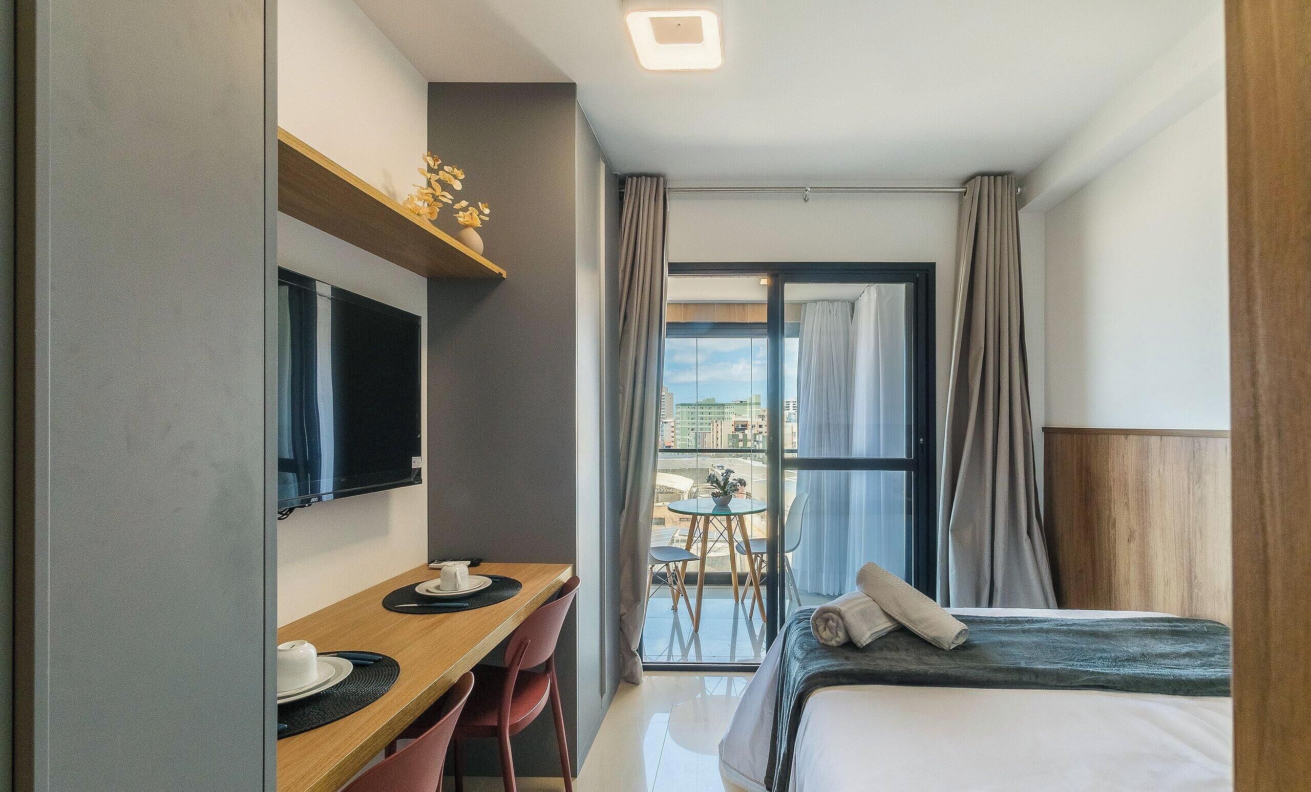 Apartamento básico | 1 quarto, Wi-Fi de cortesia