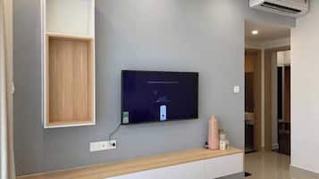 Suíte grand, 1 quarto, acesso ao Club Lounge, vista para a cidade | Roupas de cama de algodão egípcio, roupas de cama premium