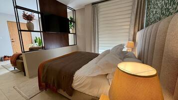 1 Schlafzimmer, Bügeleisen/Bügelbrett, kostenloses WLAN, Bettwäsche