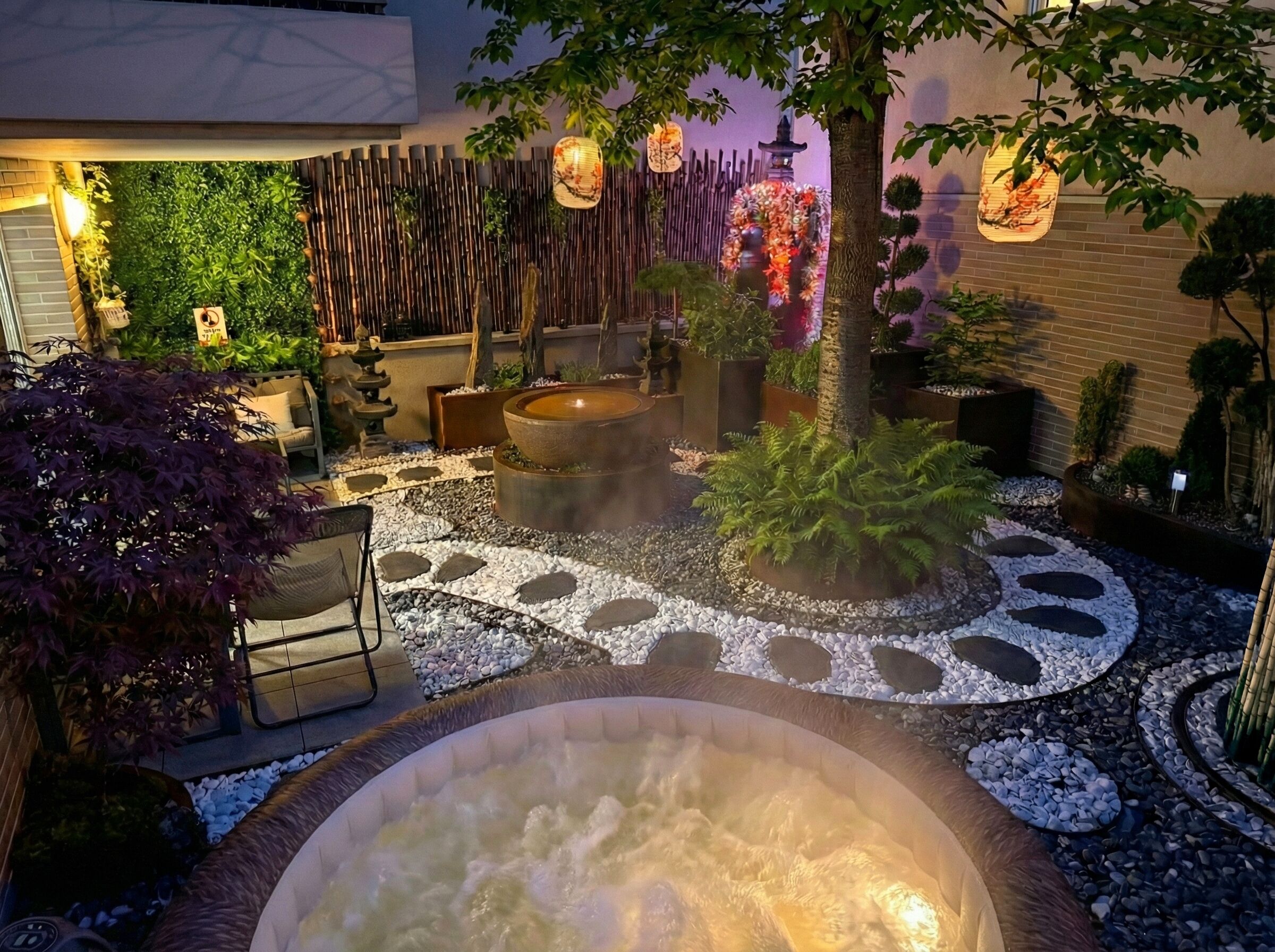 Outdoor spabad