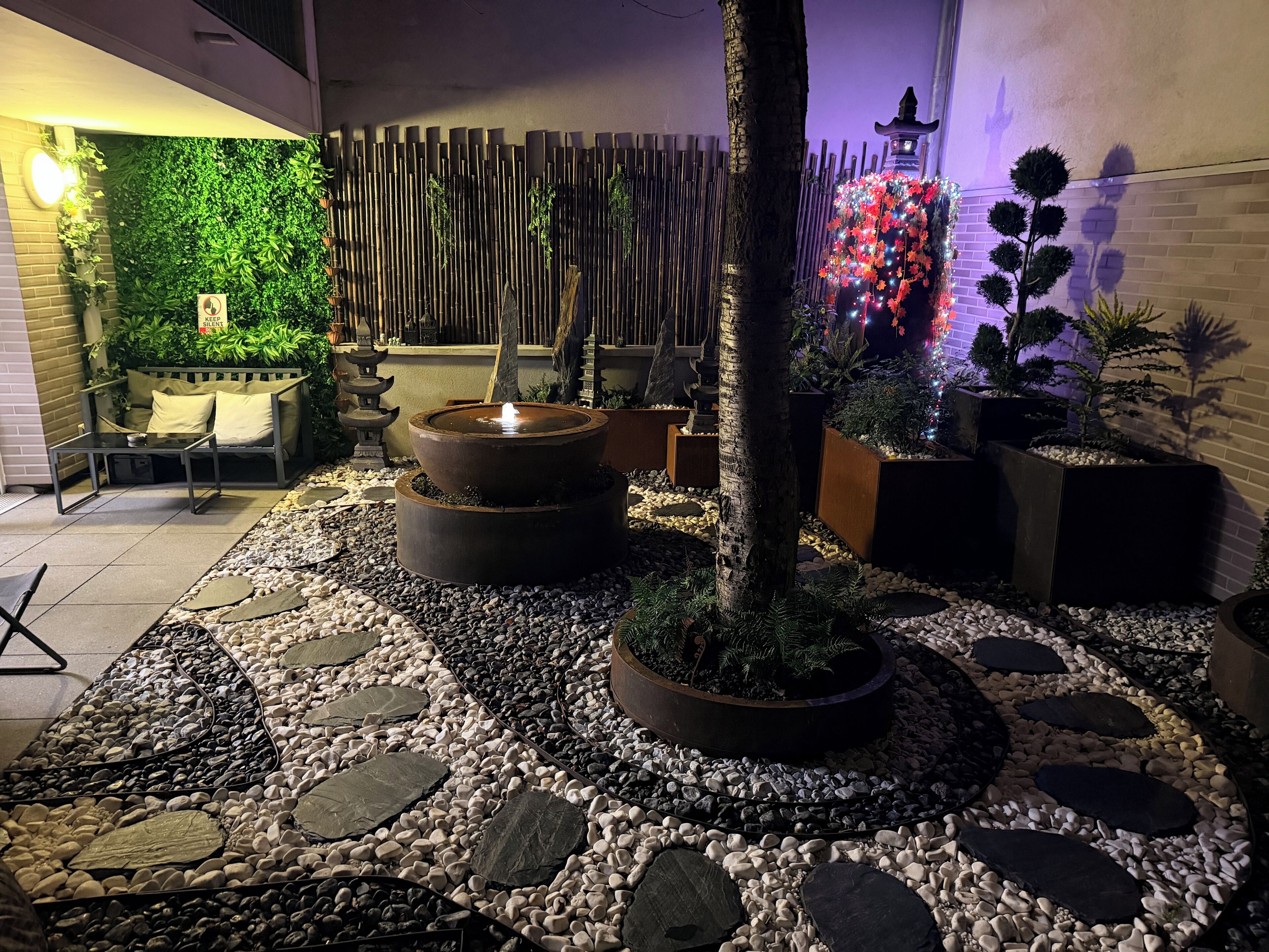 Enceinte de l’hébergement