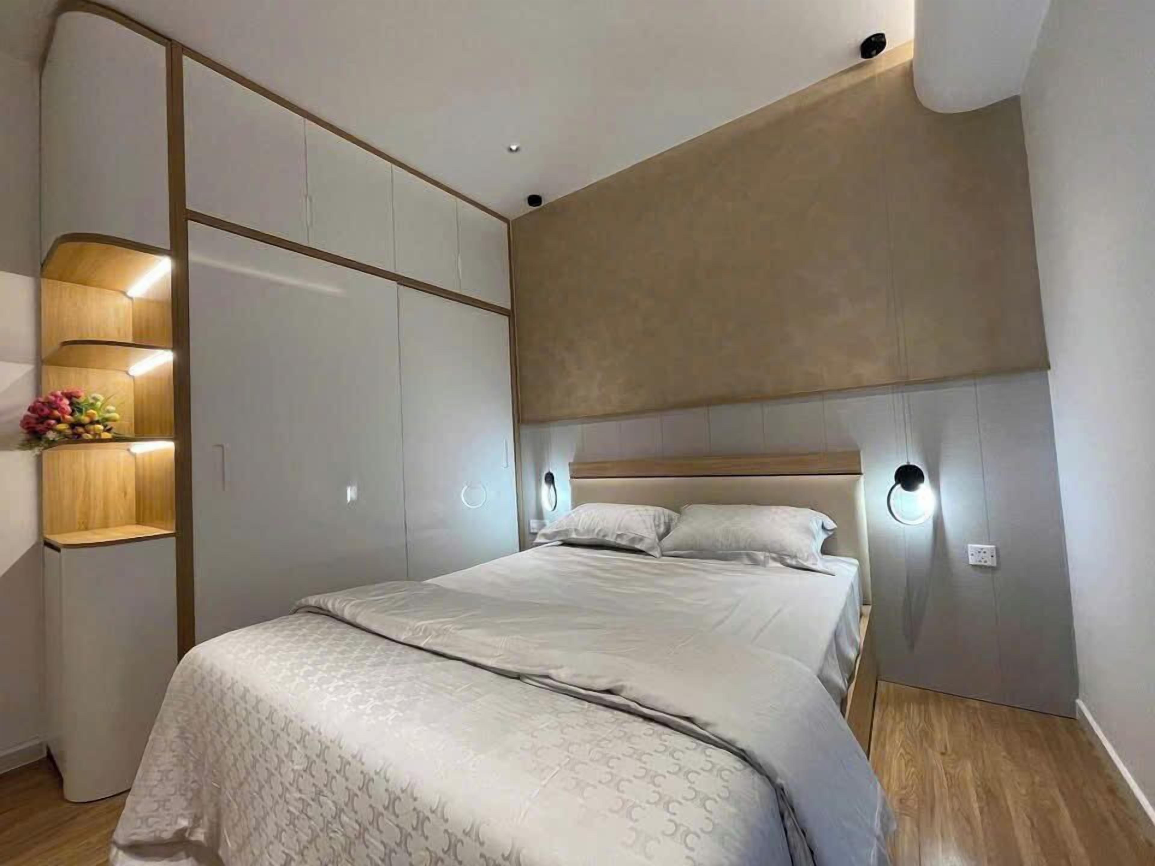 特级套房, 1 间卧室, 可进入俱乐部酒廊, 城市景观 | 埃及棉床单、高档床上用品、羽绒被、Select Comfort 床