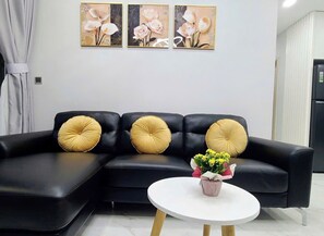 特级套房, 1 间卧室, 可进入俱乐部酒廊, 城市景观 | 埃及棉床单、高档床上用品、羽绒被、Select Comfort 床