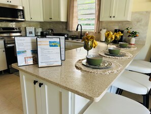 Private kitchen - O.L.S Property: Modern 2-bedroom home in Paynter’s with AC and Free Parking! (Piggotts/ Paynter’s Estate)