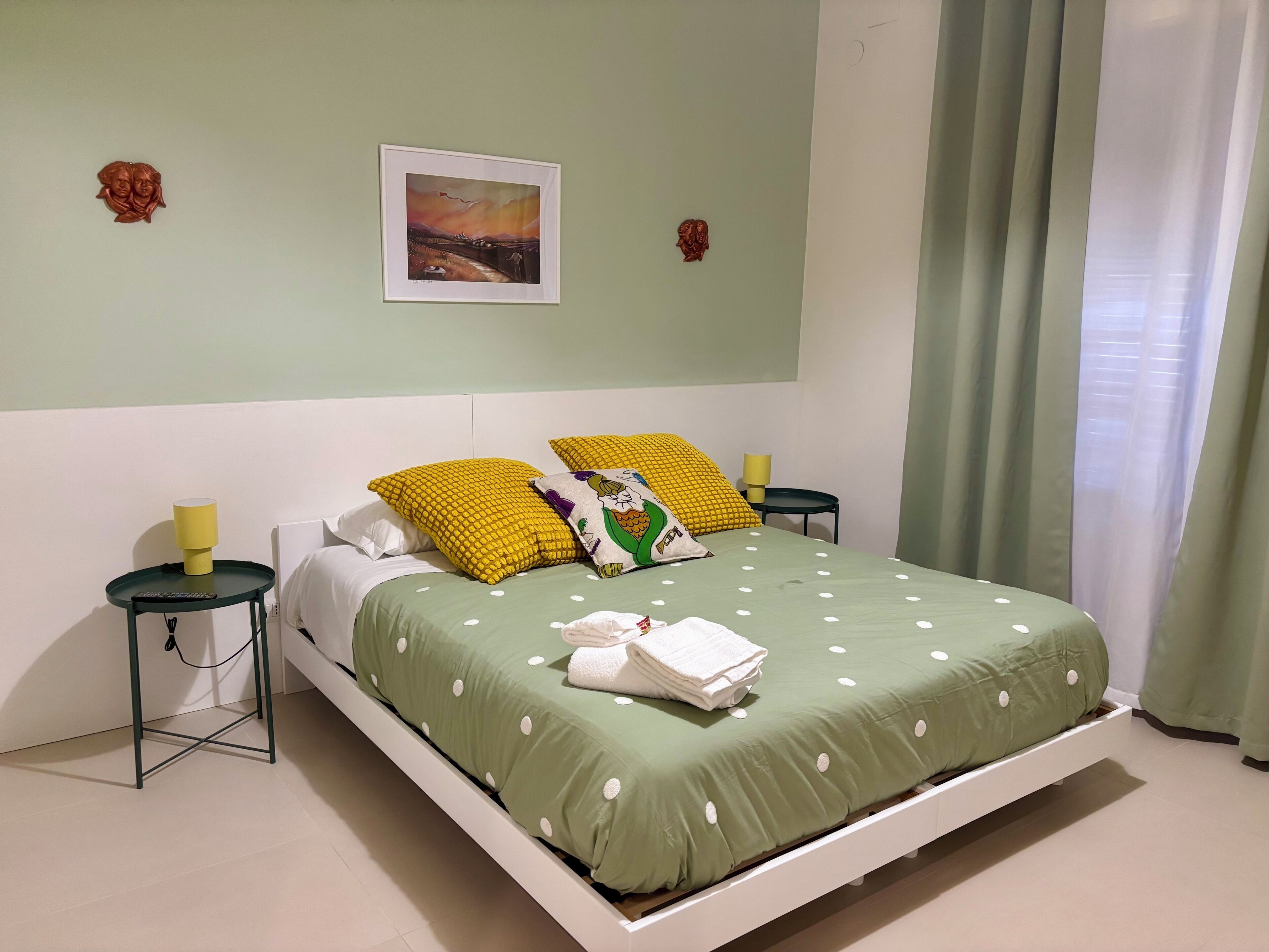1 Schlafzimmer, Reisekinderbett, kostenloses WLAN, Bettwäsche