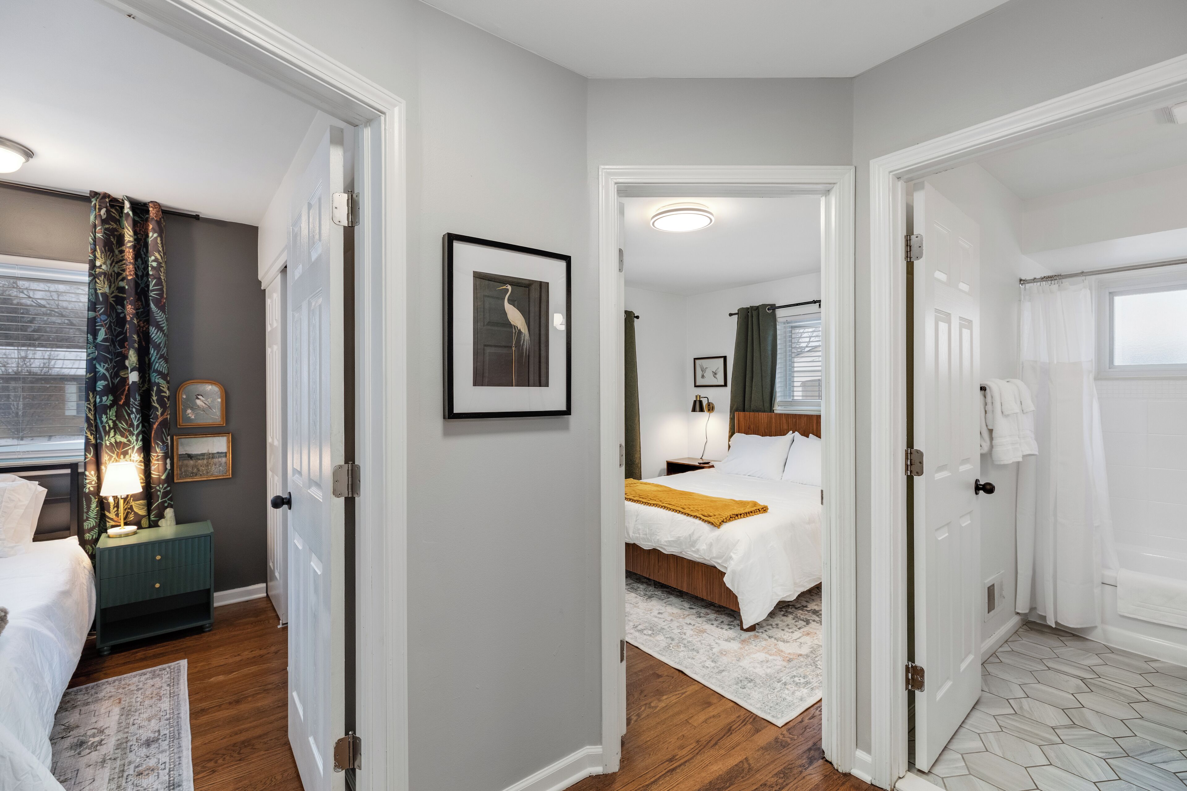 4 makuuhuonetta, Wi-Fi, vuodevaatteet