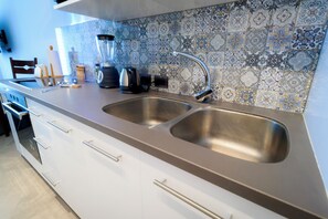 Luxury Apartment, 3 Bedrooms, City View | Private kitchen - Penthouse con Jacuzzi Privado en Tulum (Tulum)