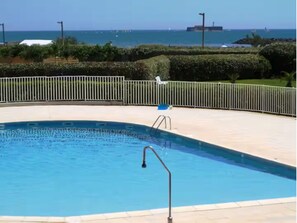 Outdoor pool - Panoramic sea view, large terrace & pool (Agde)
