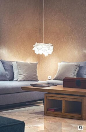 Living area - Dar Lazrek Villa & Guest House  (Sidi Abdallah Ghiat)