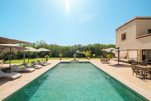 2 outdoor pools - Dar Lazrek Villa & Guest House  (Sidi Abdallah Ghiat)