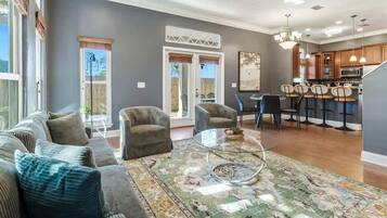 Smart-tv en een open haard