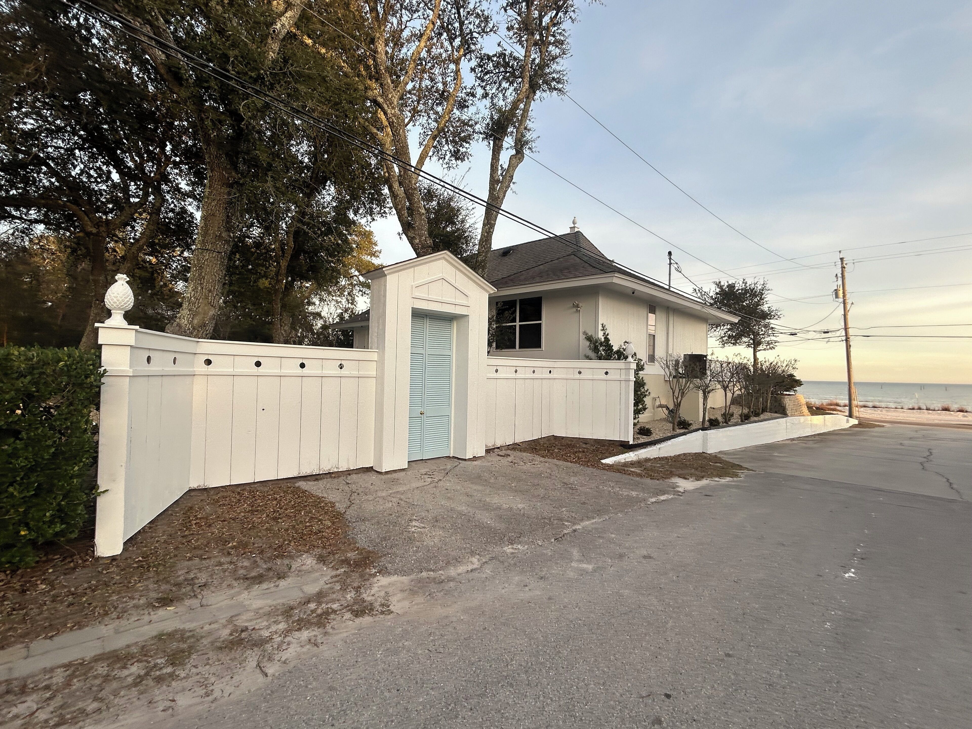 Side of house