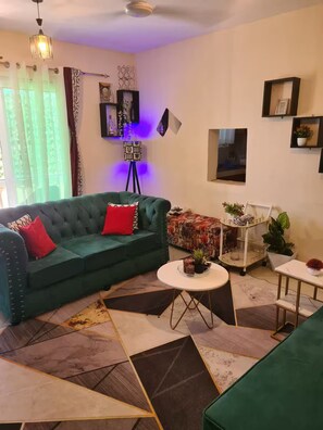 Living area - Private room in rental unit in Mombasa, Kenya (Mombasa)