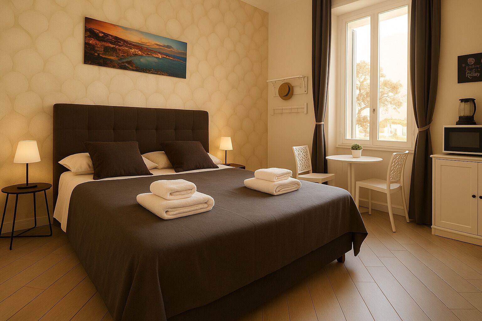 雙人 房, 庭園景觀 | 書桌、筆電工作空間、熨斗/熨衣板、免費無線上網