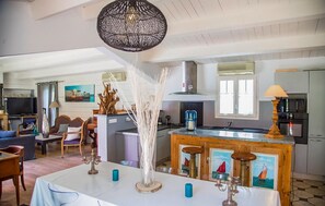 Fridge, microwave, oven, stovetop - Maison accès plage direct (La Couarde-sur-Mer)