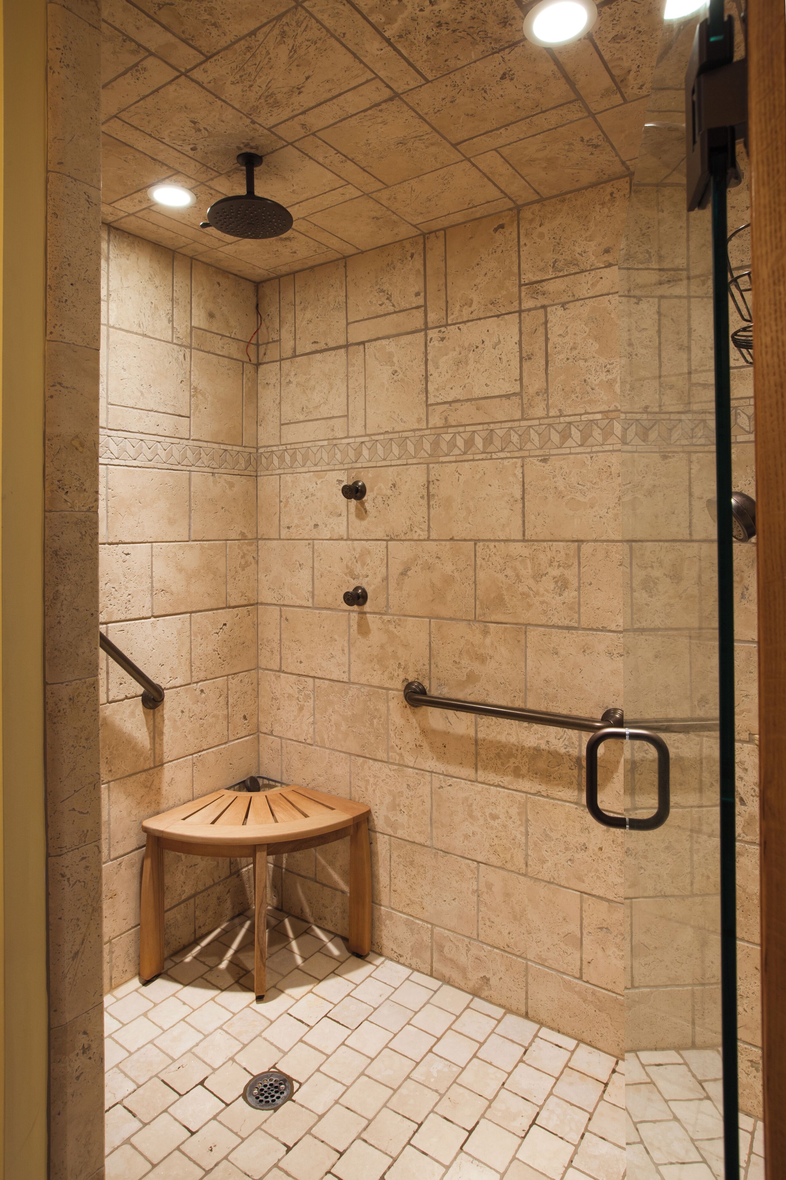 Eco-friendly toiletries, hair dryer, towels, soap