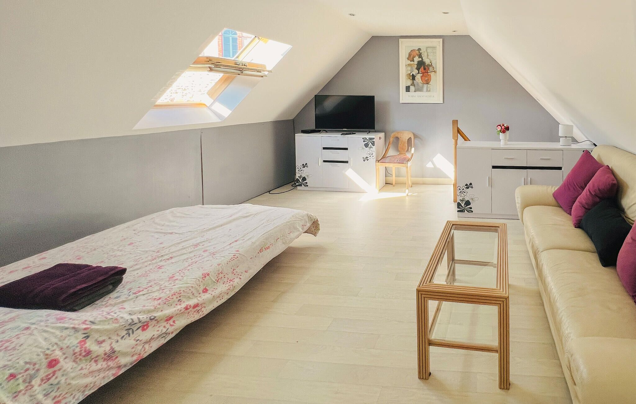 2 Schlafzimmer, Reisekinderbett, kostenloses WLAN
