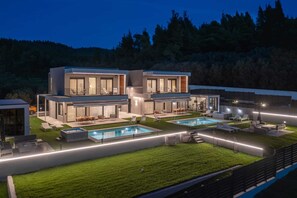 Una piscina riscaldata