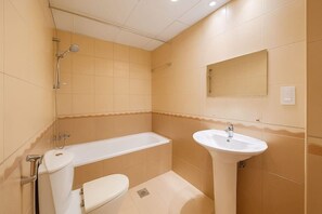 Hair dryer, towels - Convenient Location in JVC Bright 1BR with Balcony (Dubai)