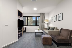 Living area - Central Emporium | Cosy Retreat 1BR w/King Bed (Melbourne)