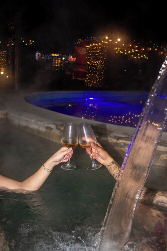 Villa Aresini Relais & Spa room with private outdoor Jacuzzi