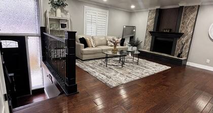Newly remodeled home on a quiet street with a large yard.
