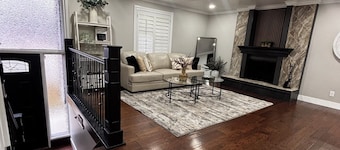Newly remodeled home on a quiet street with a large yard.
