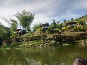 Uitzicht vanuit accommodatie