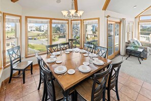 Dining - Time Away: Semi-Oceanfront, Private Pool, Pool Table (Avon)