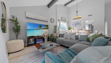 Smart TV, video games, books, music library