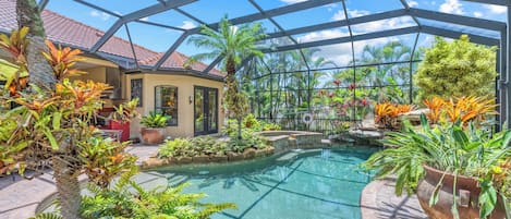 Una piscina climatizada