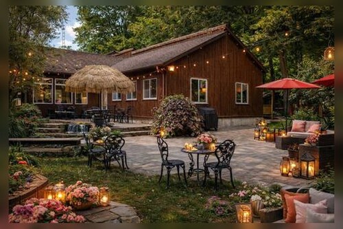 Peaceful Forest Retreat with Fire Pit and BBQ Near Mansfield Ski Club