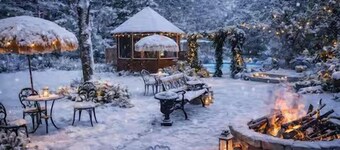 Peaceful Forest Retreat with Fire Pit and BBQ Near Mansfield Ski Club