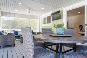 Dining - New Listing! Dog Friendly Home with Private Heated Pool, Steps Away from the Beach and Village!! (Saint Simons Island)