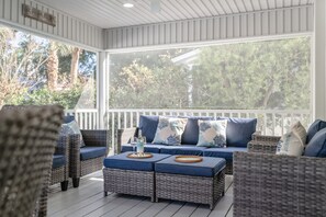 Smart TV - New Listing! Dog Friendly Home with Private Heated Pool, Steps Away from the Beach and Village!! (Saint Simons Island)