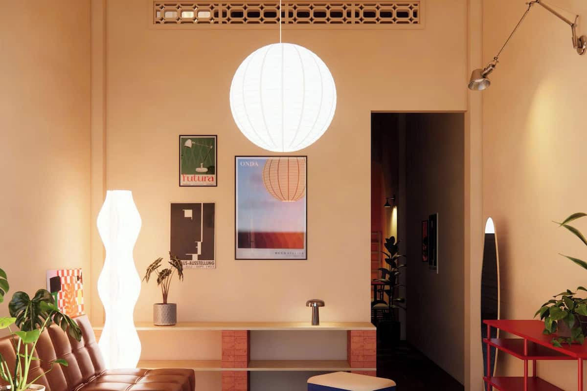 Casa adossada, 2 dormitoris, servei de neteja, vistes a la ciutat | Sala d'estar