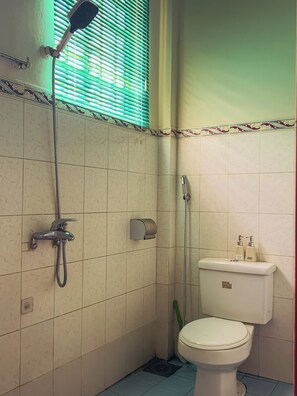 Classic House, 2 Bedrooms, Housekeeping, City View | Bathroom | Bathrobes - XOM House (Pleiku)