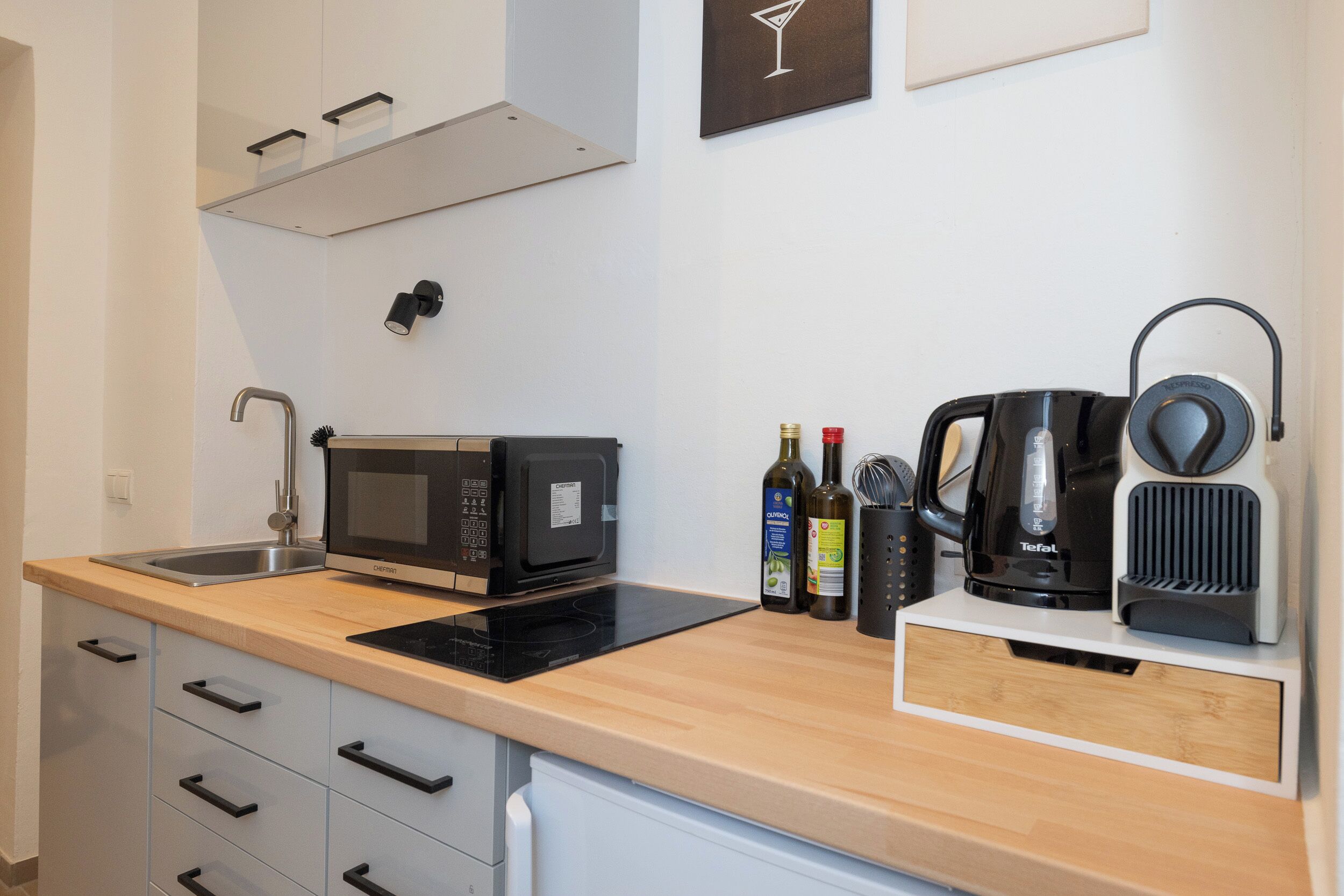 Mikrobølgeovn, kogeplade