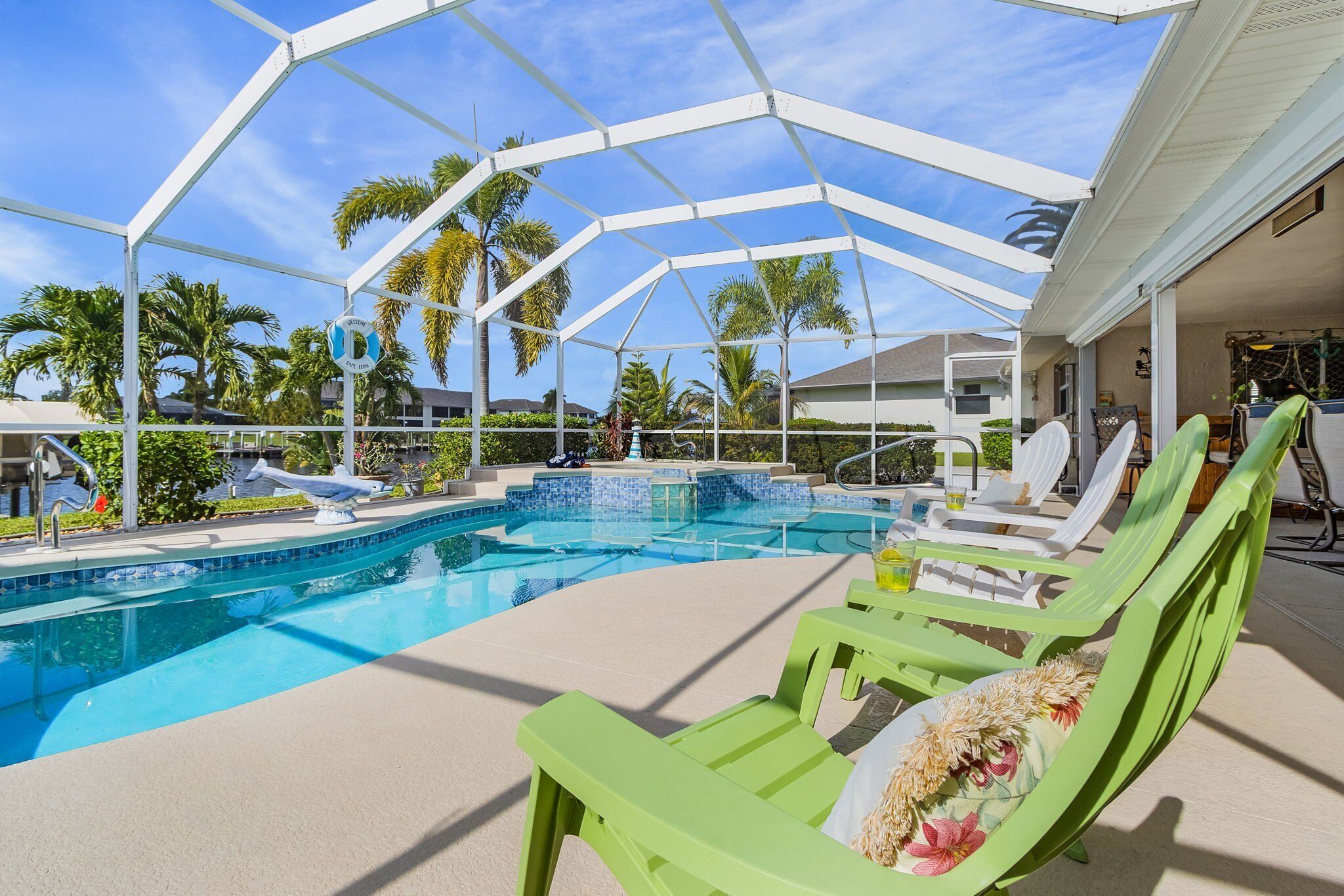 Et oppvarmet basseng