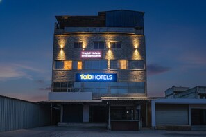 Voorkant van accommodatie