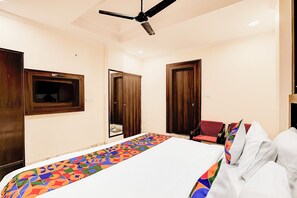 Sengetøy i egyptisk bomull, sengetøy av topp kvalitet og safe på rommet