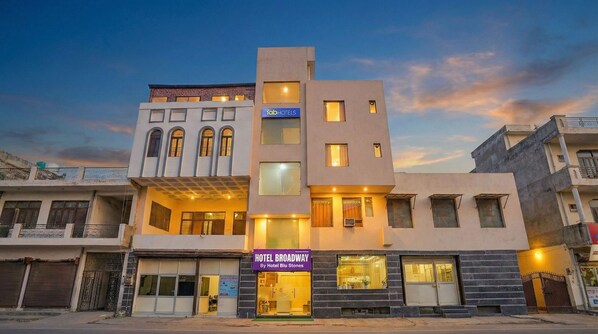 Majoituspaikan julkisivu