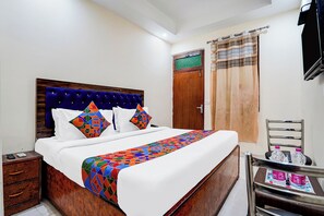 Sengetøy i egyptisk bomull, sengetøy av topp kvalitet og safe på rommet