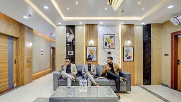 Sala de estar en el lobby