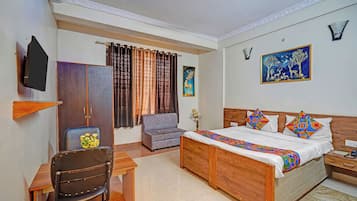 Sengetøy i egyptisk bomull, sengetøy av topp kvalitet og safe på rommet