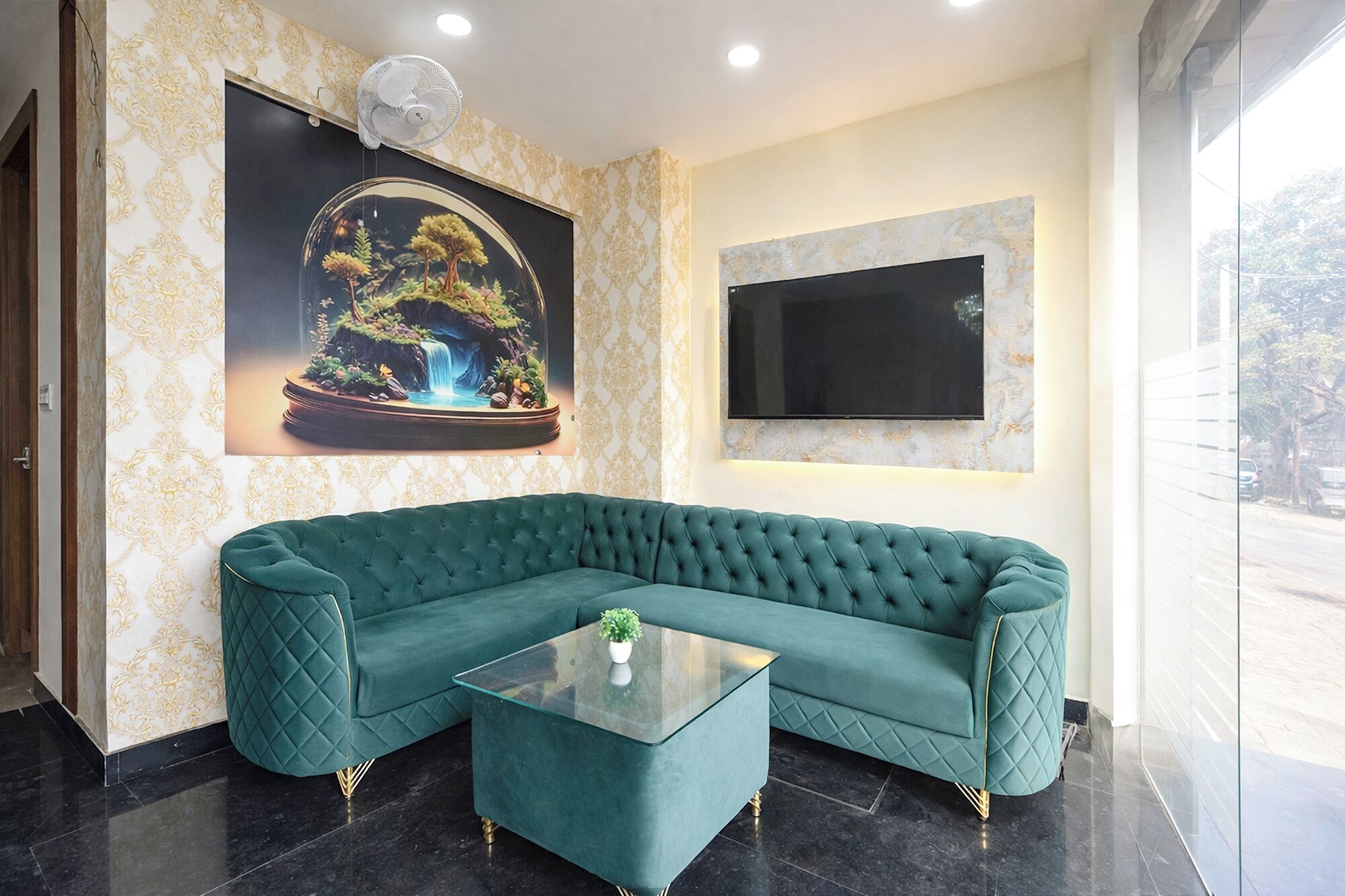 Sitzecke in der Lobby