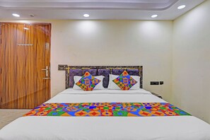 Sengetøy i egyptisk bomull, sengetøy av topp kvalitet og safe på rommet