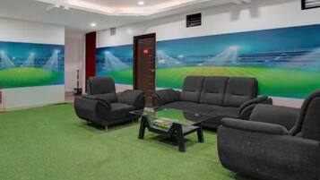 Sitteområde i lobbyen