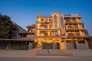 Front of property - FabHotel Orchid White Inn - 600m from Noida Sector 16 Metro Station Noida (Noida)