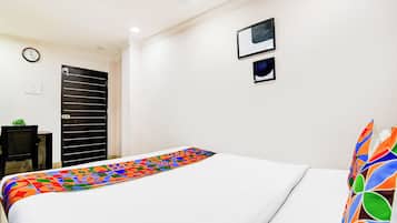 Lakens van Egyptisch katoen, luxe beddengoed, een kluis op de kamer